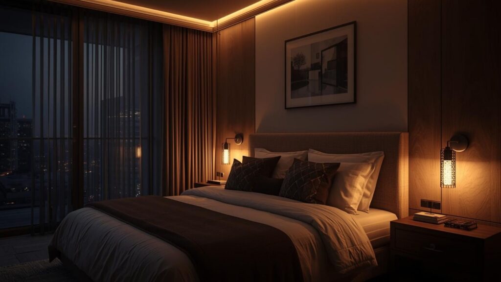 Bedside Lighting for a Cozy Glow and Relaxing Evening Mood