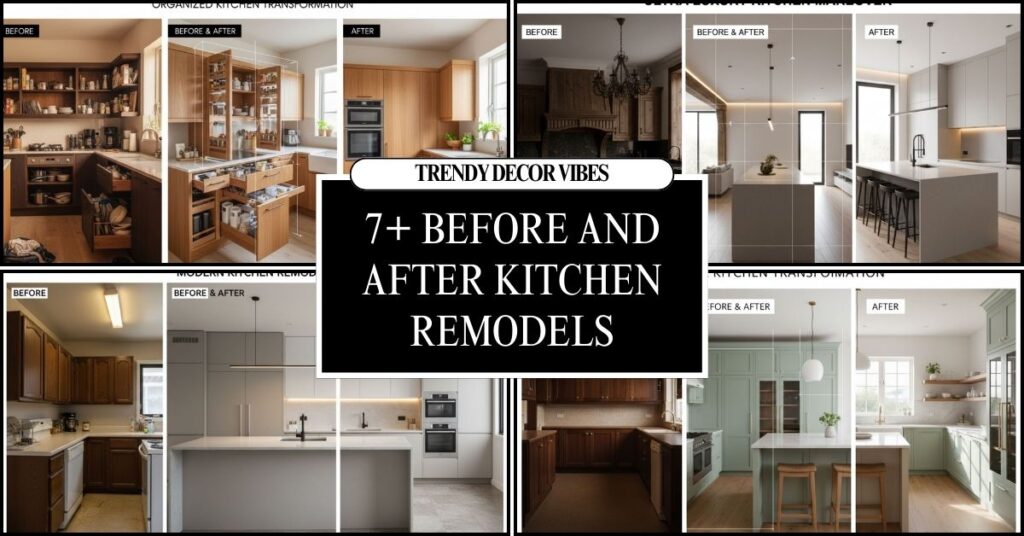 before and after kitchen remodels