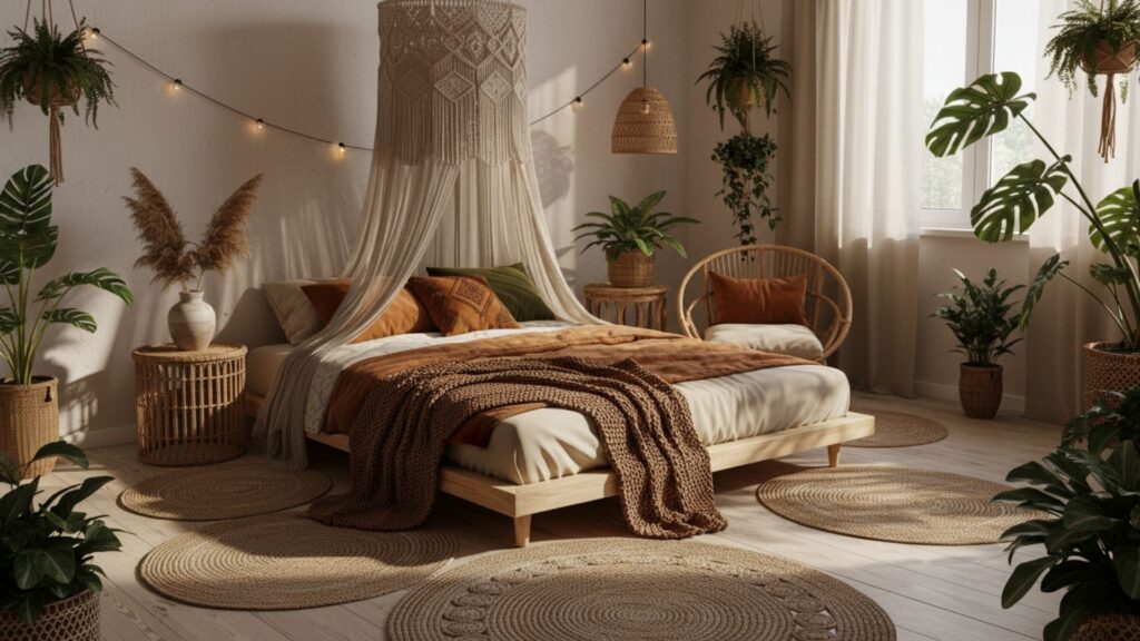 Boho Macramé Canopy for Natural Texture