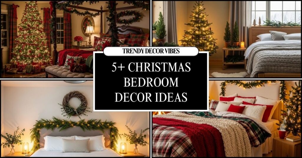 christmas bedroom decor