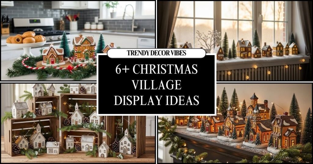 christmas village display ideas