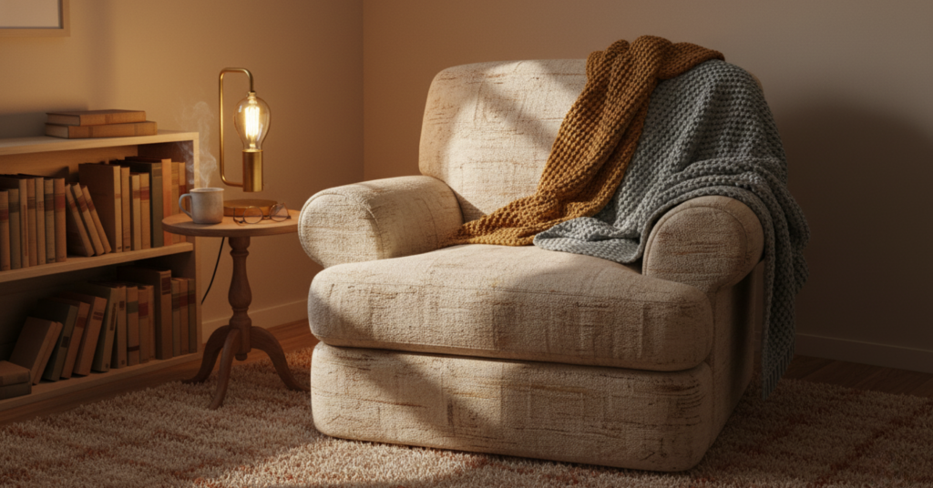 Cozy Reading Nook for Emotional Comfort