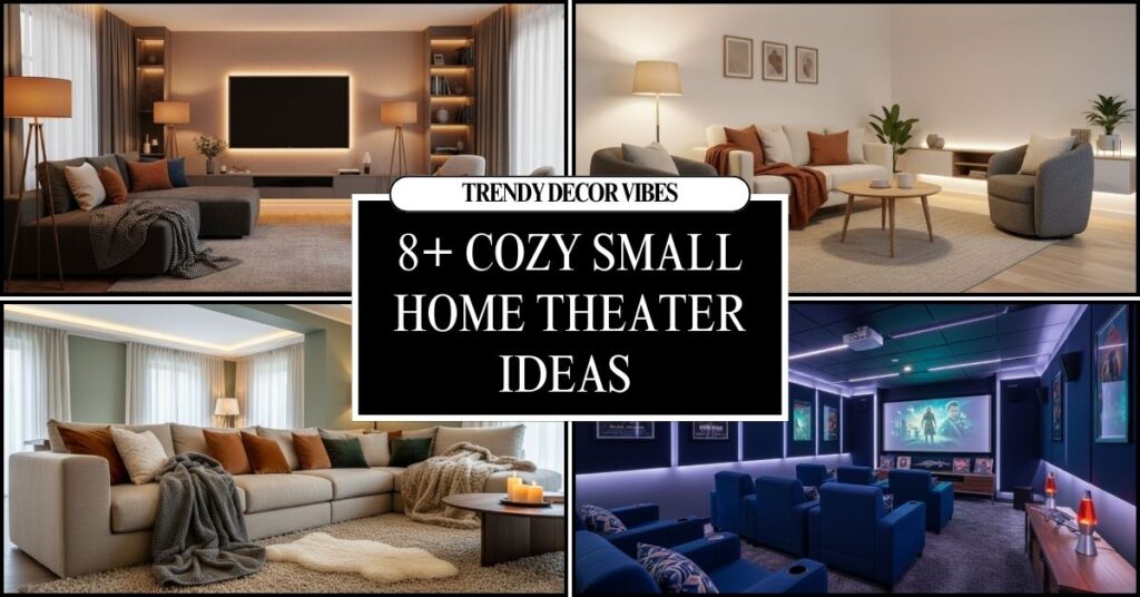 cozy small home theater ideas