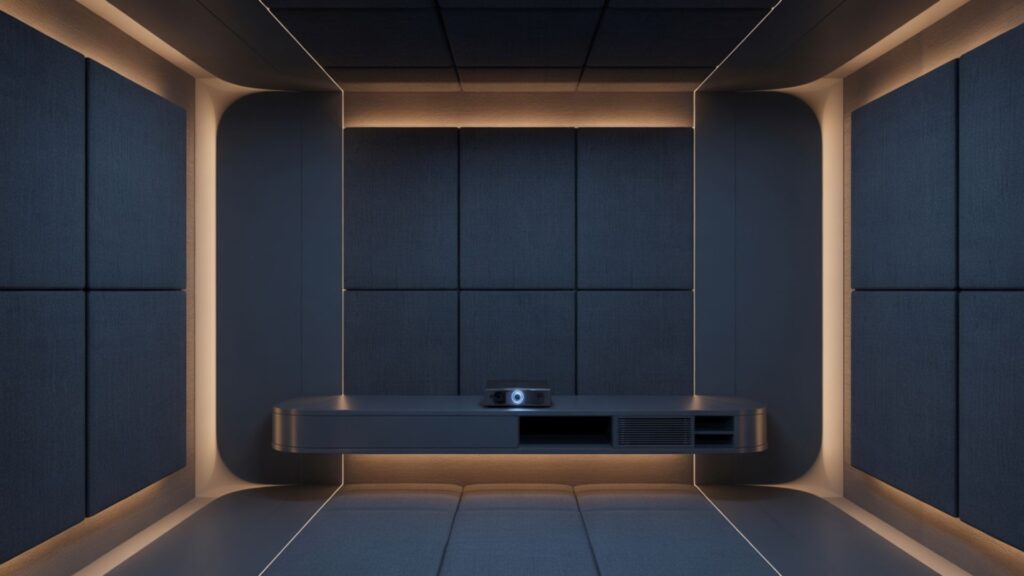 Dark Walls to Enhance the Theater Vibe