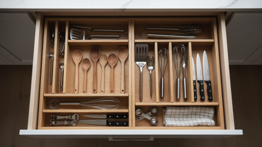 drawer dividers small kitchen