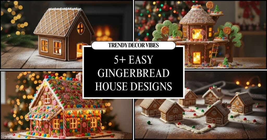 8 Easy Gingerbread House Designs to Make Memories