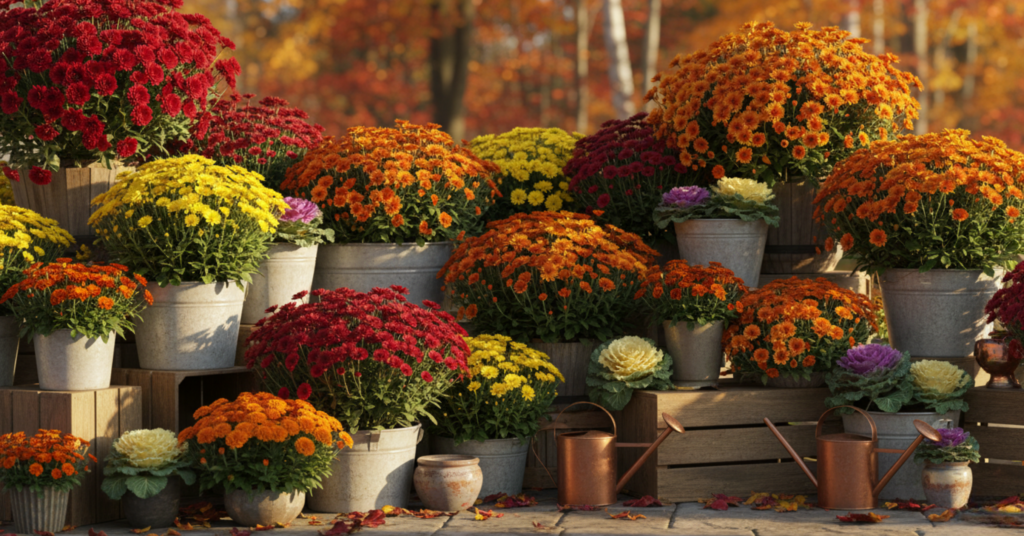 Fall Florals & Seasonal Plants for Cozy Autumn Home Accents