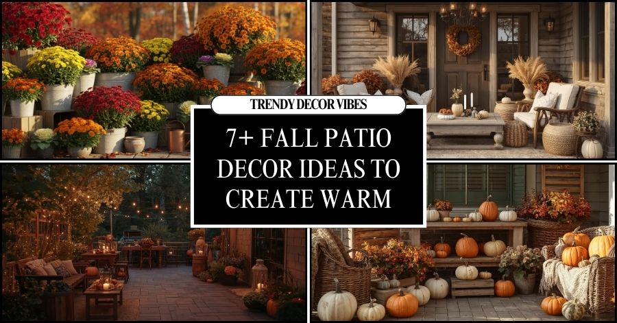 fall patio decor