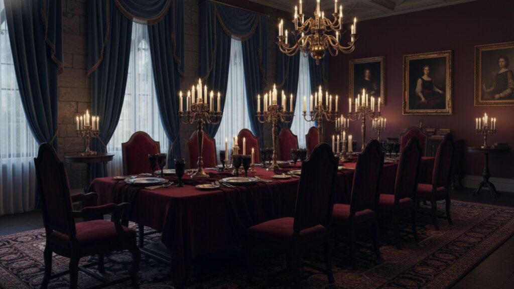 8. Decorate with Candles & Candelabras to Bring Warm, Romantic, and Gothic Illumination