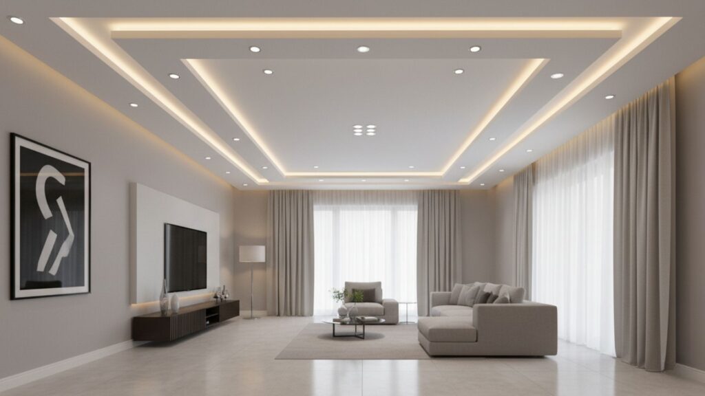 Gypsum Ceiling for a Smooth, Modern Finish
