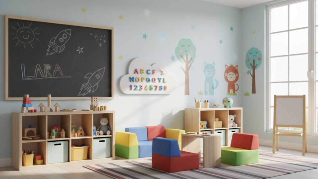 Interactive Walls and Play-Friendly Zones