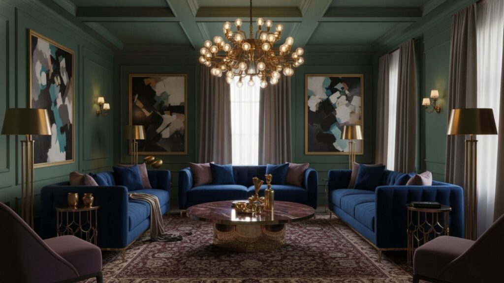 Moody Jewel Tones for a Rich, Modern Look