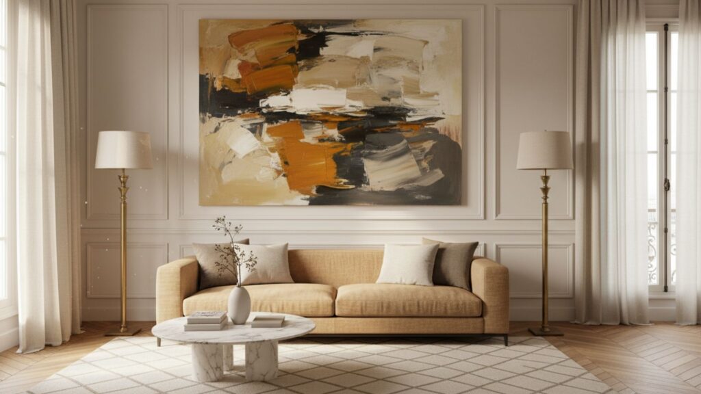 Large-Scale Statement Art Transforming Walls Into Bold Focal Points