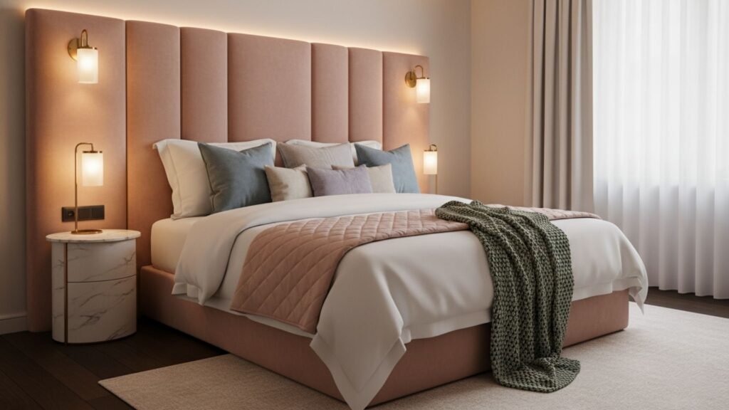 Layered Luxury Bedding for Hotel-Like Comfort in Contemporary Master Bedrooms