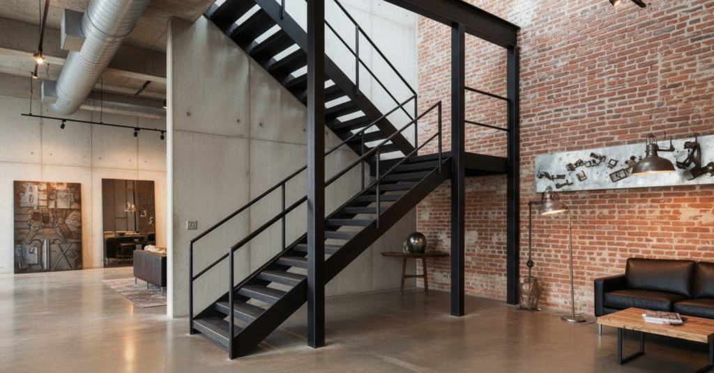Metal & Steel Stairs for a Contemporary Industrial Style