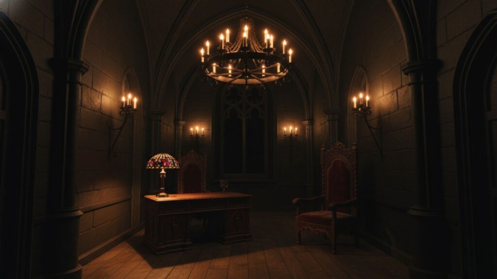 Use Moody Ambient Lighting to Set the Perfect Gothic Tone Throughout Your Home