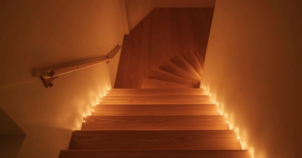 motion sensor stair lights safety convenience