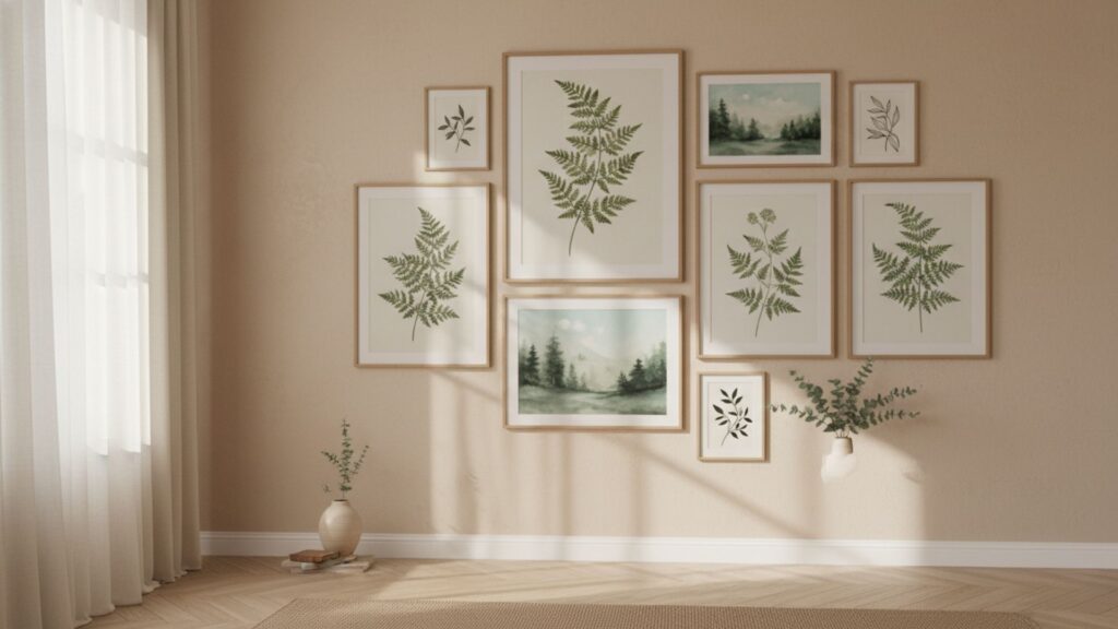 Nature-Inspired Artwork Bringing Calm, Freshness, and Organic Harmony to Walls