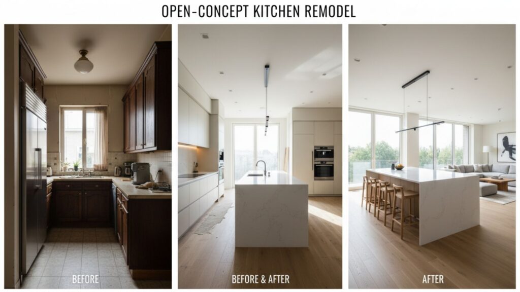 Open-Concept Kitchen Transformation