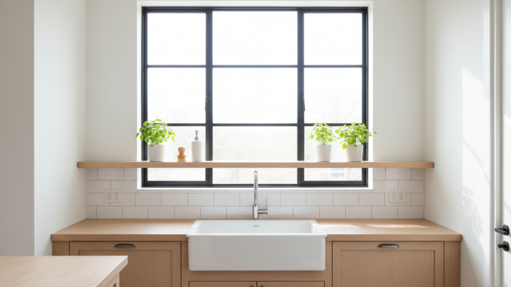 over the sink shelf idea