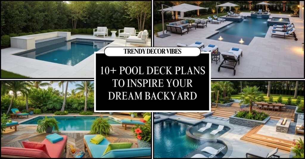 pool deck plans to inspire your dream backyard