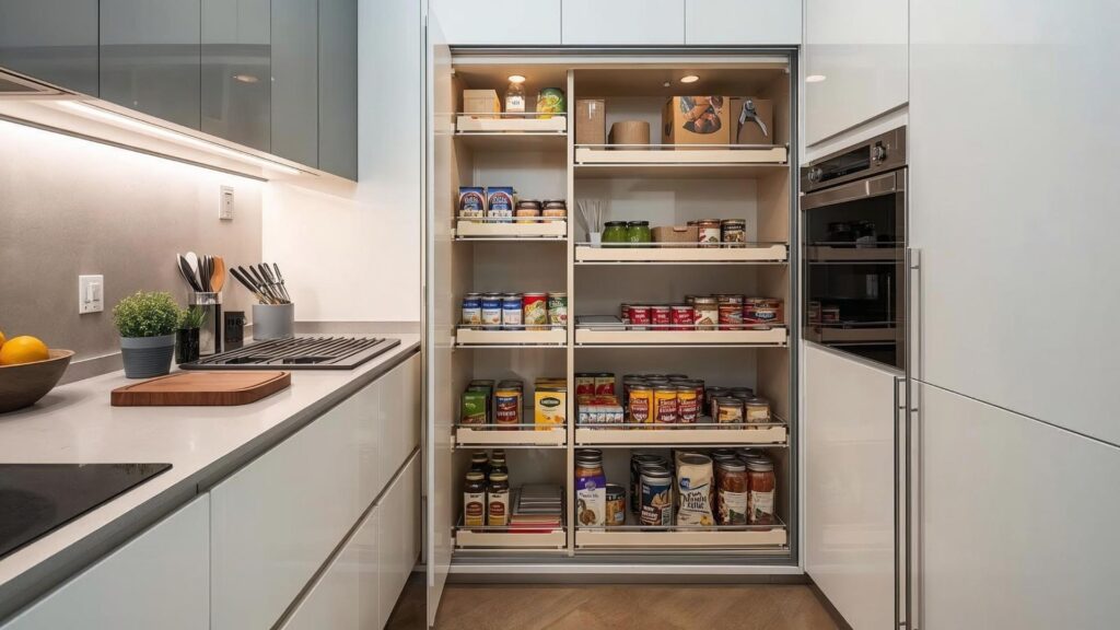 Pull-Out Cabinet Organisers for Easy Access