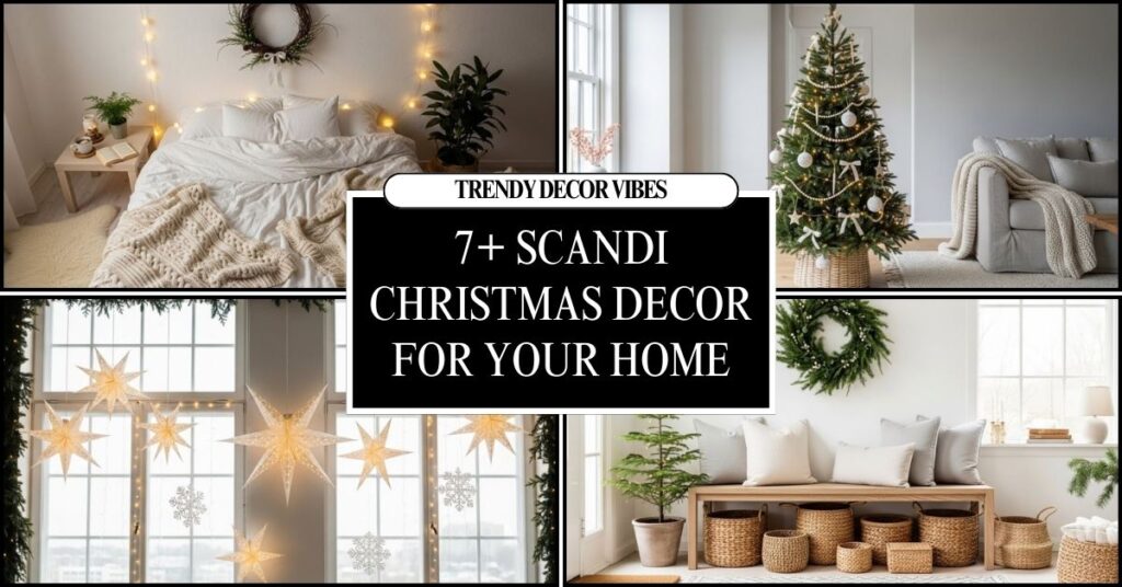 scandi christmas decor
