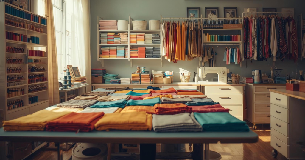 Sewing Room for Fabric and Fashion Projects