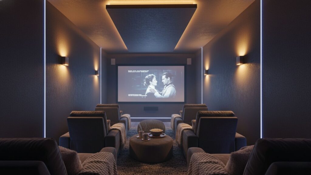 Soft Ambient Lighting for a Warm Movie Glow