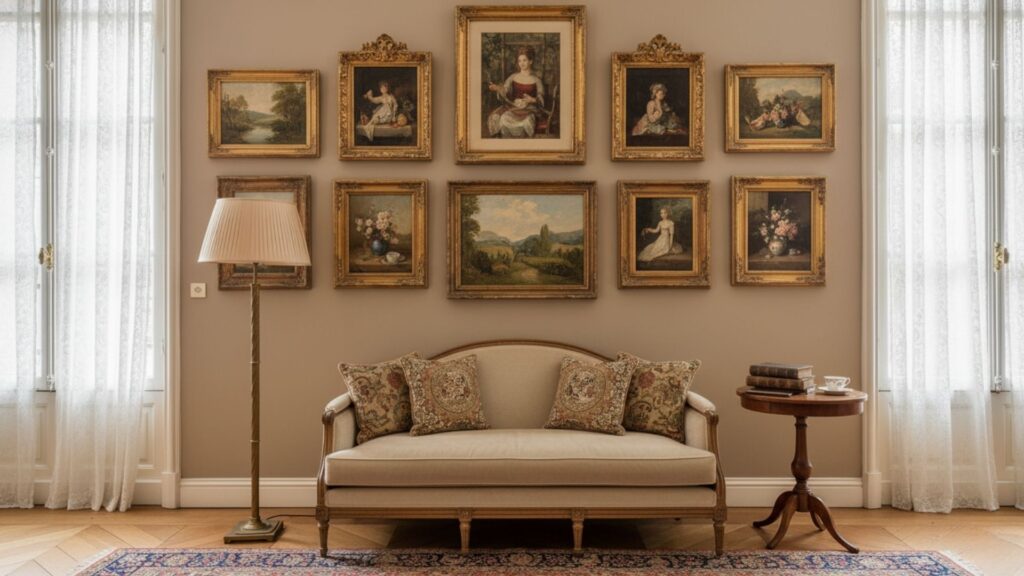 Vintage-Inspired Art and Antique Frames Bringing Warmth, Storytelling, and Nostalgia