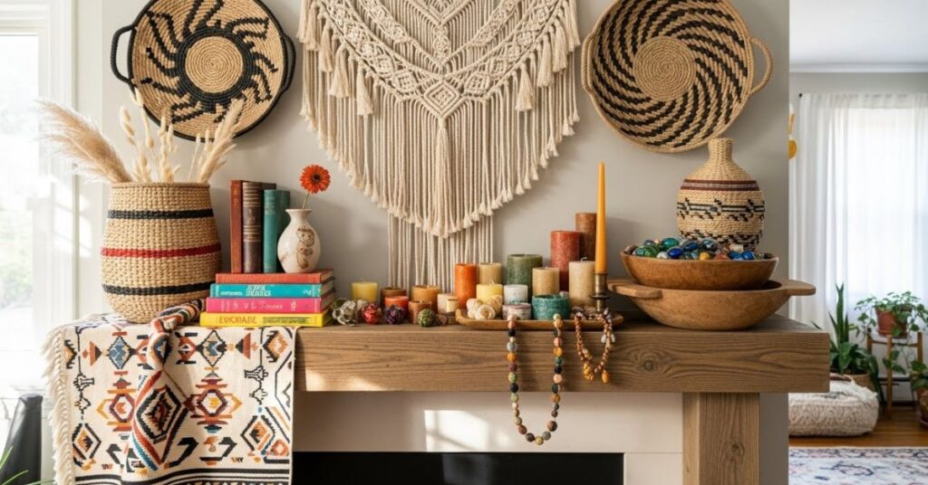 Boho Summer Mantel