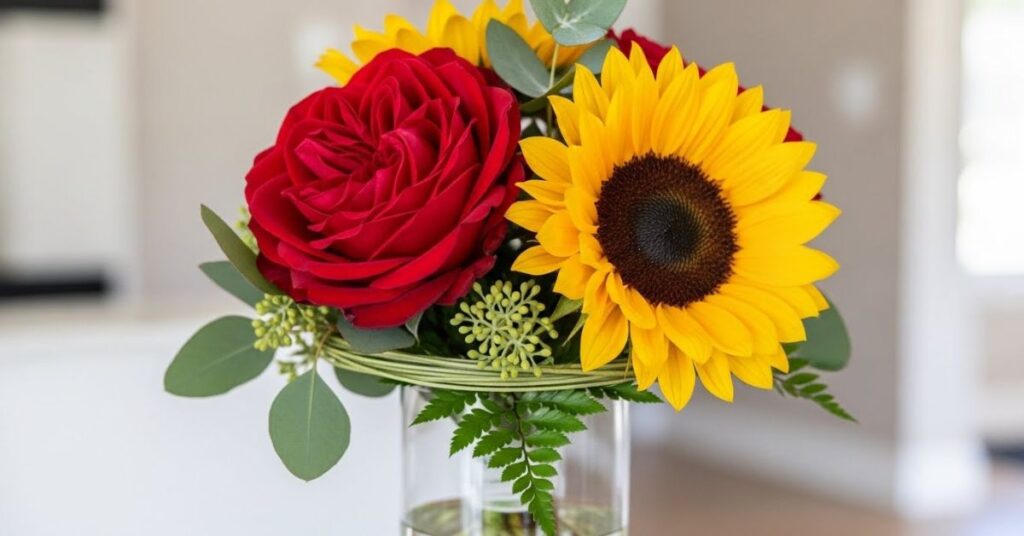 Bold Hero Blooms with Simple Fillers