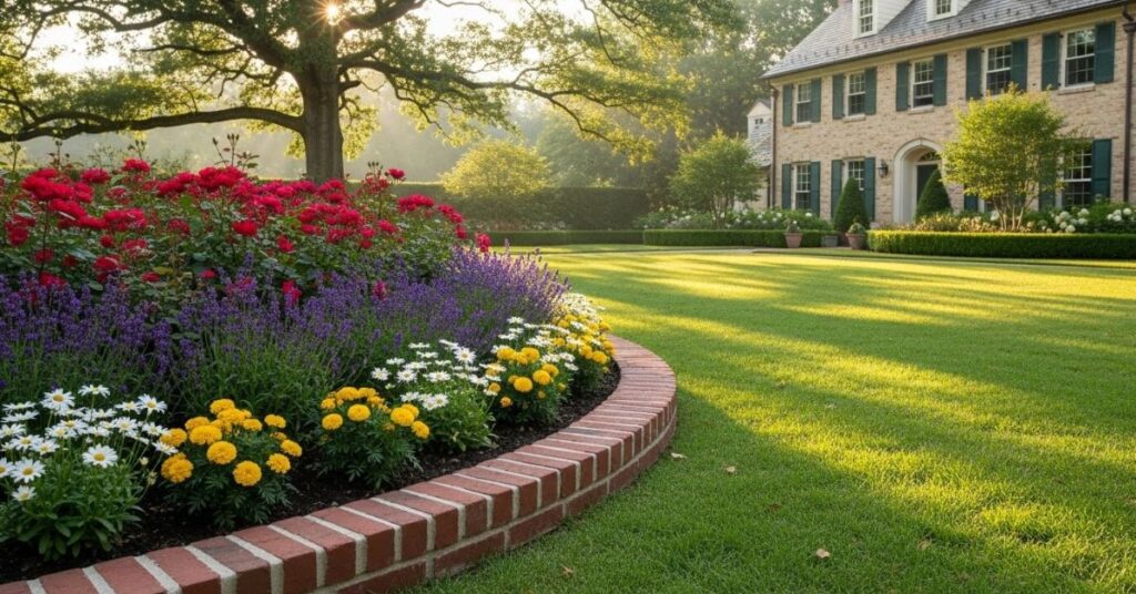 Brick Garden Edging for a Classic Timeless Look