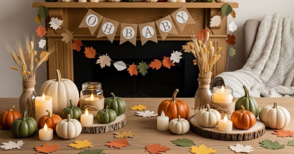 Budget-Friendly DIY Fall Baby Shower Decor Ideas