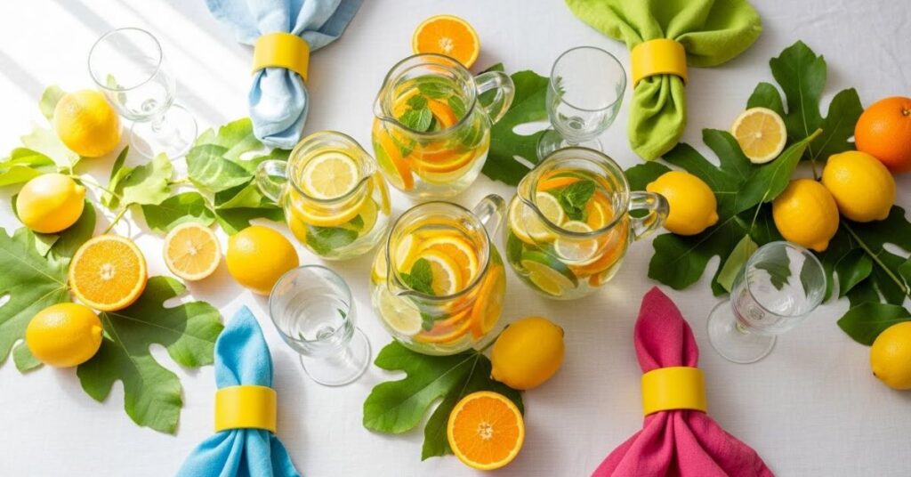 Citrus-Inspired Summer Tablescape