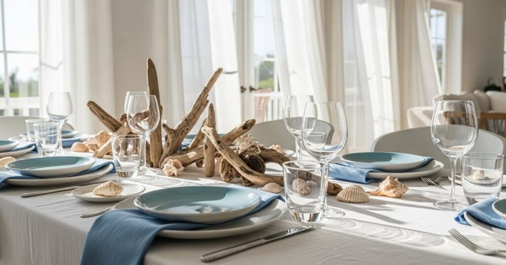 Coastal Breeze Summer Tablescape
