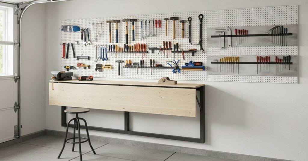 Compact Garage Workshop for Small Spaces