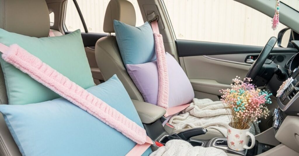 Cozy Car Accessories for a Soft Girl Vibe