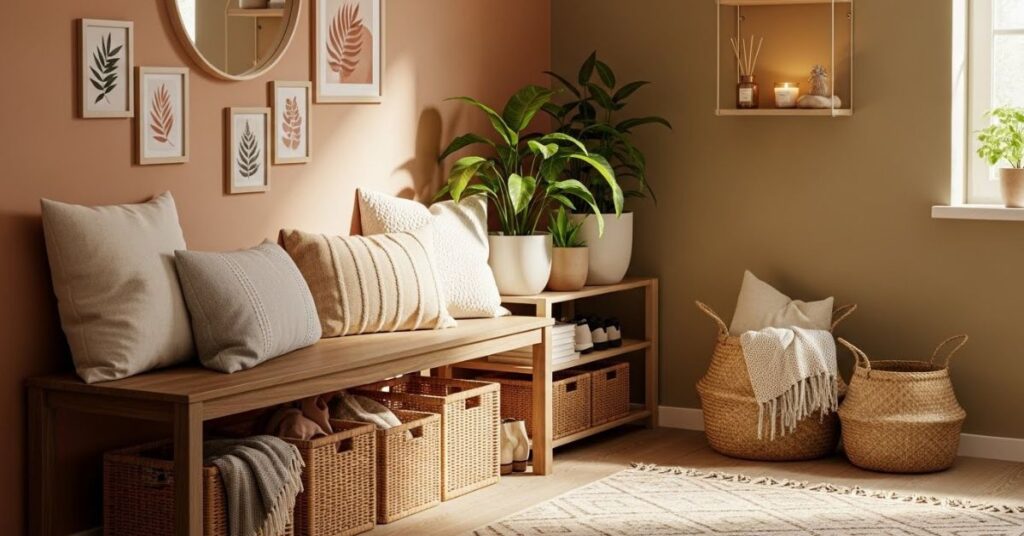 Cozy Entryway Inspirations Using Ikea Storage Solutions