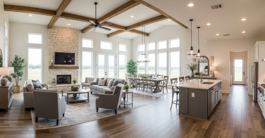 Cozy Open-Concept Small Barndominium Layouts