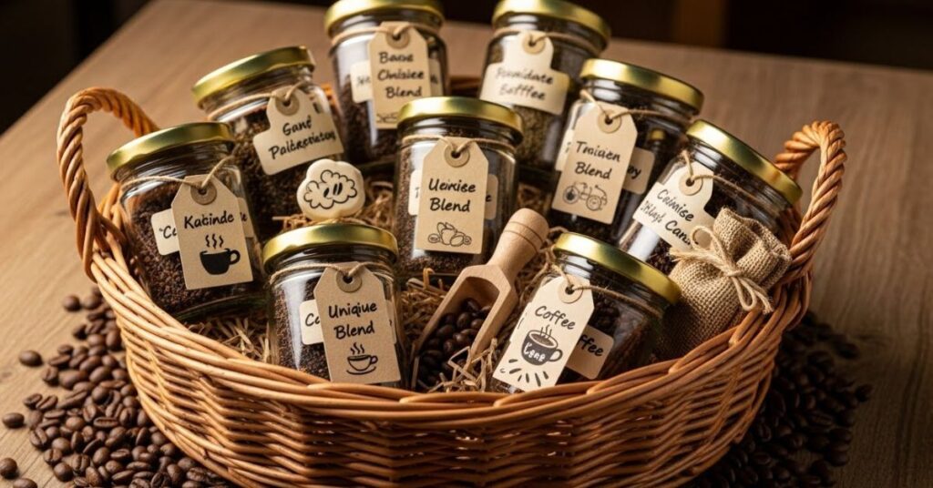 DIY Coffee Sampler Basket