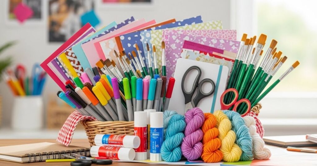 DIY Craft Lover Gift Basket