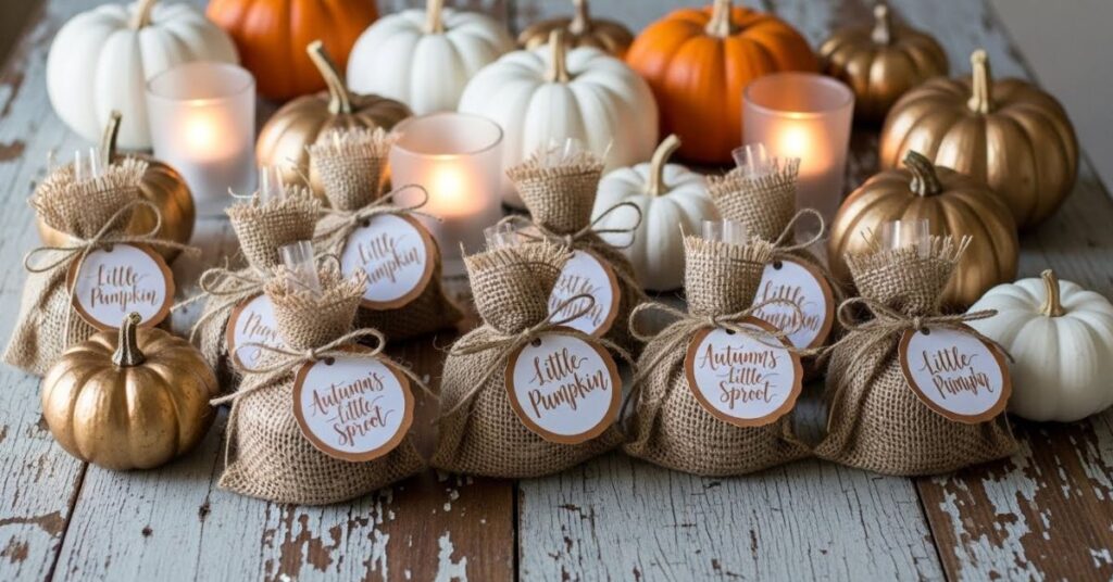 DIY Fall Baby Shower Favor Ideas