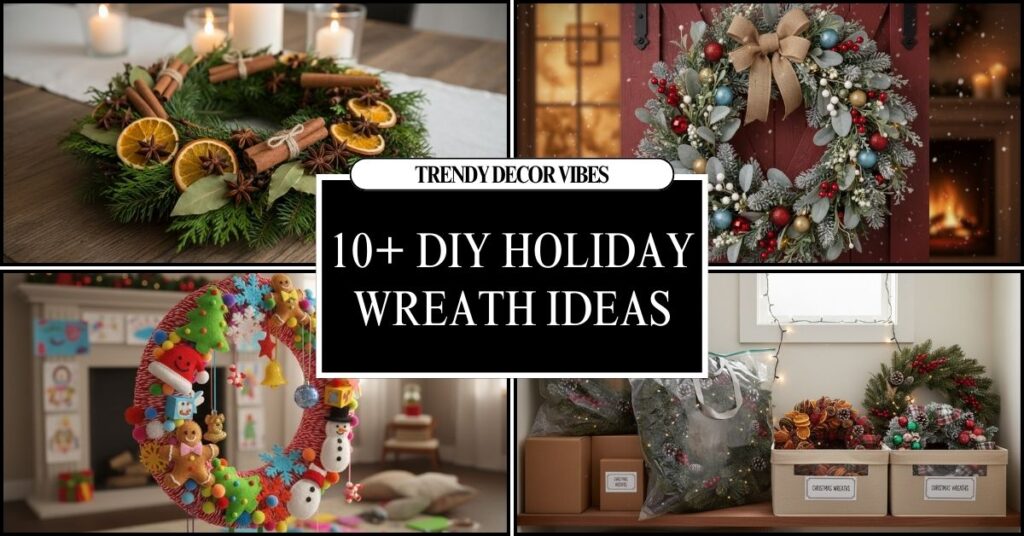 11 DIY Holiday Wreath Ideas to Elevate Festive Home Decor