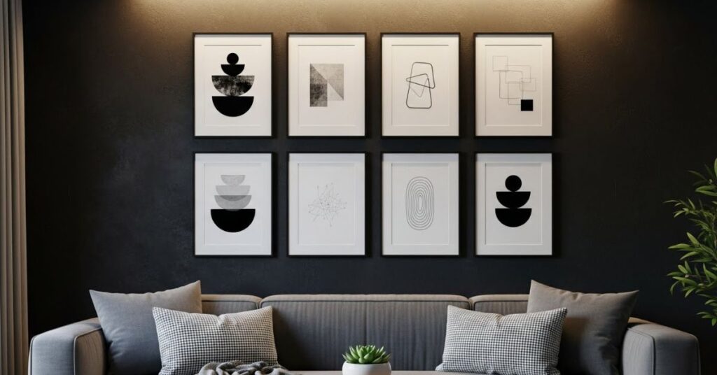 Dark Aesthetic Wall Art on a Budget