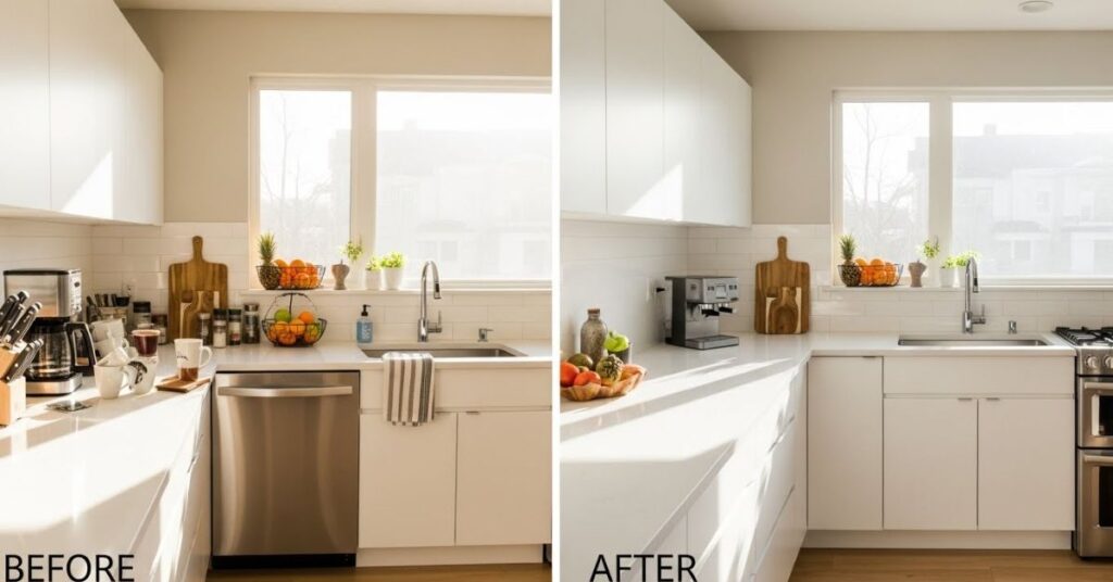 Declutter Your Countertops for Instant Space