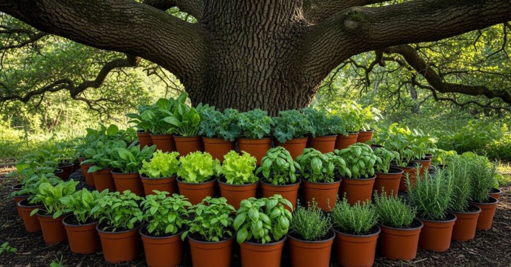 Edible Landscaping Under Trees