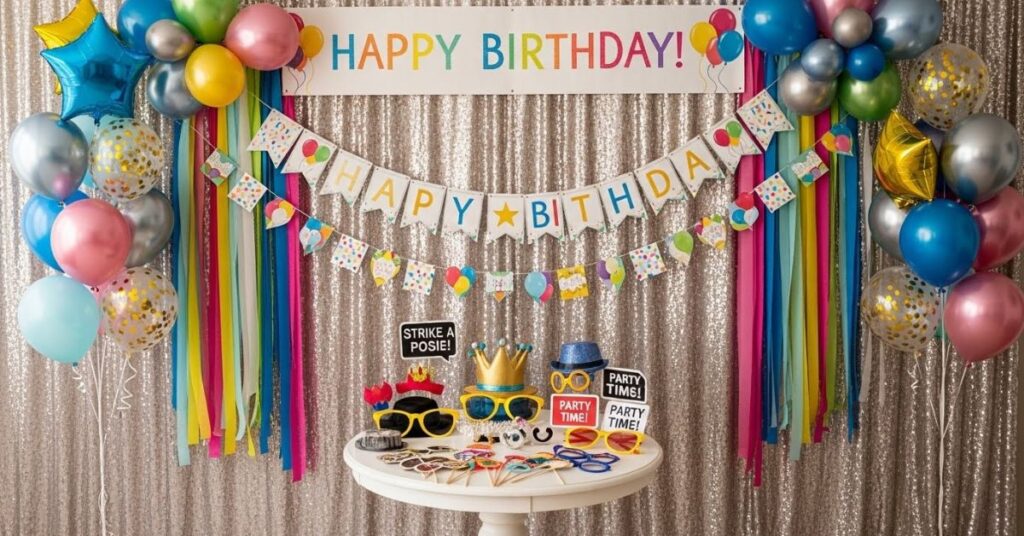 Eye-Catching Party Backdrops for Photos & Reels