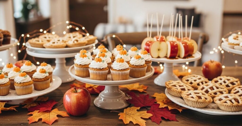 Fall-Themed Baby Shower Dessert Table