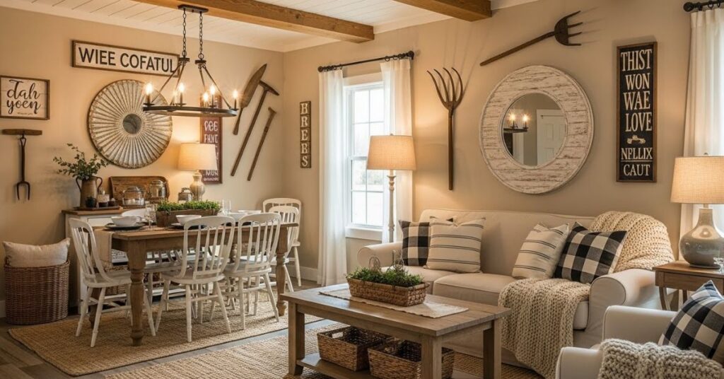 Farmhouse-Inspired Small Barndominium Decor